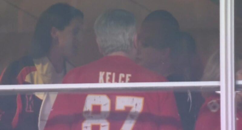 Taylor Swift brings Caitlin Clark to cheer on Travis Kelce