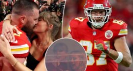 Taylor Swift cheers Travis Kelce’s 100th touchdown at Chiefs vs. Commanders game