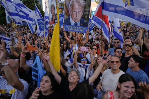 Tears of joy as the living Israeli hostages are returned