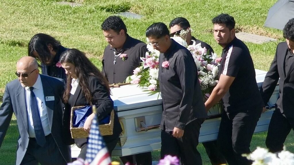 Teen girl found dead in D4vd's Tesla is laid to rest in secret funeral