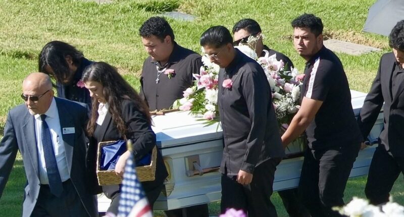 Teen girl found dead in D4vd's Tesla is laid to rest in secret funeral