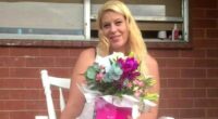 Kristie McBride, 39, was found suffering serious stab wounds and was rushed to Wollongong Hospital in a critical condition.