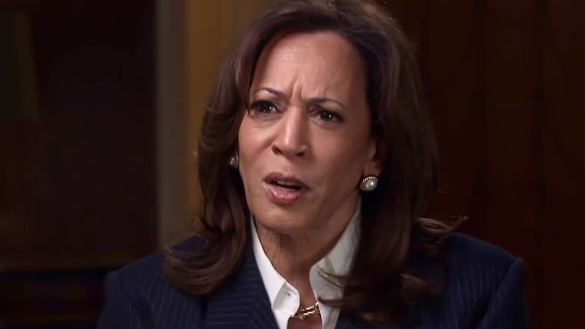Tense moment Kamala Harris snaps at ABC journalist over Biden question