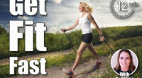 Nordic walking - active people outdoor. The 12-Min Daily Walking Workout for Women to Get Fit — UPDATE. Cover