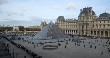 The Louvre reopens 3 days after thieves took off with French crown jewels in daylight heist