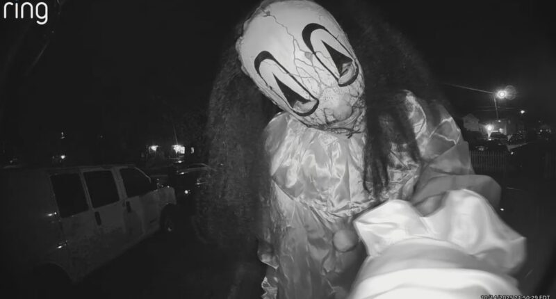 The viral video of a masked trio terrorizing a home? It was a prank, police say.