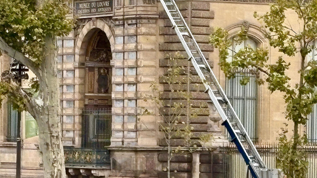 Thieves steal several pieces of French Crown Jewels collection inside the infamous Louvre in Paris, France