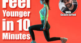 Sporty young woman training with dumbbells on color background. This 10-Minute Classic Routine Reverses Aging Better Than Daily Cardio After 45. Cover
