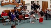 Three activists strip at a Maine school board meeting in protest of trans athlete policy