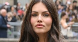 Thylane Blondeau stuns at the Miu Miu show during Paris Fashion Week