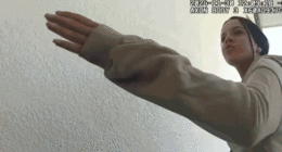 Bodycam shows TikTok influencer Marlena Velez raising her arm during November 2024 arrest in Florida