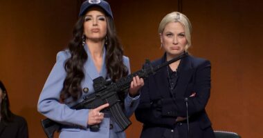 Tina Fey makes surprise return on SNL to brutally mock Kristi Noem