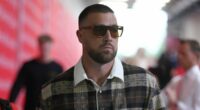 Travis Kelce appears to reference Taylor Swift with lumberjack outfit as he arrives for Chiefs vs Lions