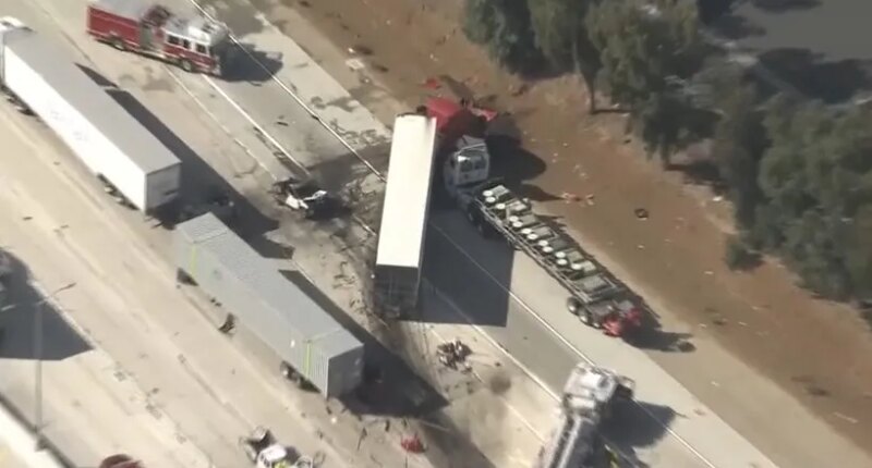 Truck driver in deadly California crash entered US illegally: DHS