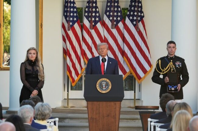 Trump Sends Incredible Message to Charlie Kirk With Engraving on Medal of Freedom