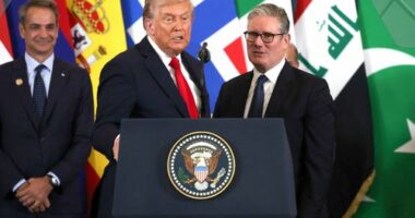 Trump calls for end to 'old feuds' in Middle East peace speech