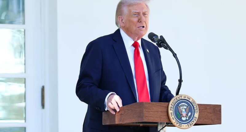 Trump calls for end to shutdown during Rose Garden luncheon