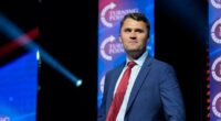 Trump giving Charlie Kirk the Presidential Medal of Freedom posthumously