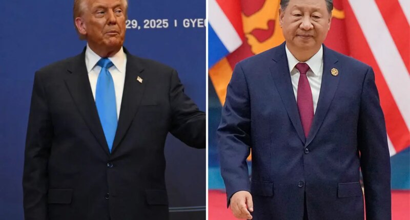 Trump heard on hot mic teasing plans for summit with Chinese President Xi Jinping