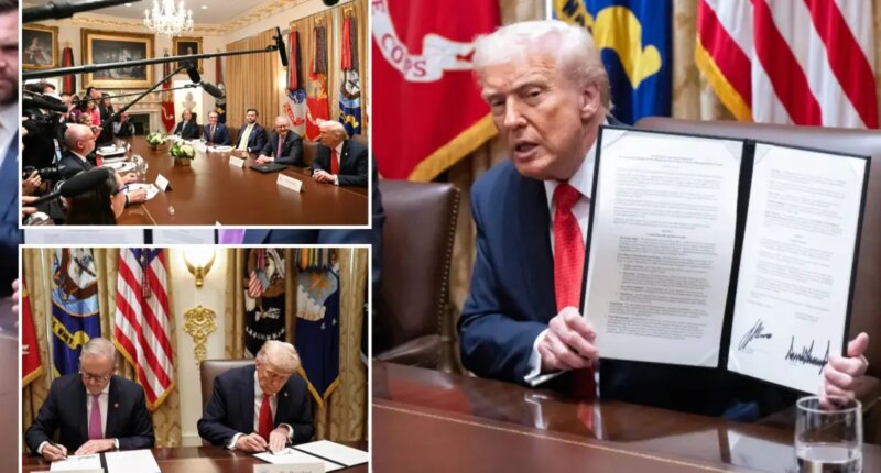 Trump tears into Australian ambassador who badmouthed him while signing rare-earth minerals deal