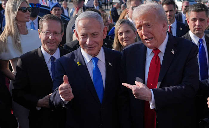 Trump wants to push for Middle East peace. Netanyahu is still talking up Israel's military might