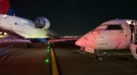 Two Delta planes collide at LaGuardia Airport in New York City