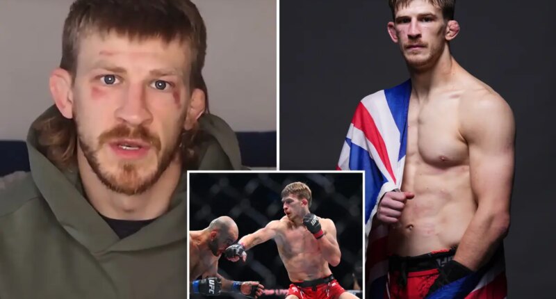 UFC fighter Arnold Allen claims he was attacked beaten up walking streets of Montreal Canada not speaking French