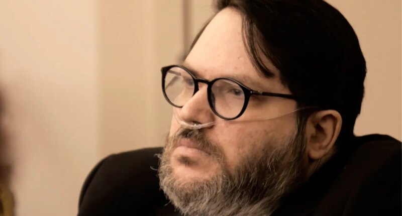 FILE - In this image made from pool video footage, Nicholas Rossi, accused of faking his death and fleeing to Europe to avoid rape charges, appears at a jury trial in Salt Lake City, Aug. 11, 2025. (Firecrest Films via AP, Pool, File)
