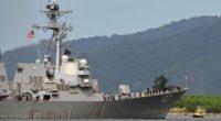 US warship arrives in Caribbean capital, upping heat on Venezuela