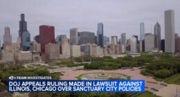 United States Department of Justice appealing dismissal of sanctuary city policy lawsuit against Illinois, Cook County, Chicago