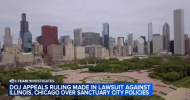 United States Department of Justice appealing dismissal of sanctuary city policy lawsuit against Illinois, Cook County, Chicago