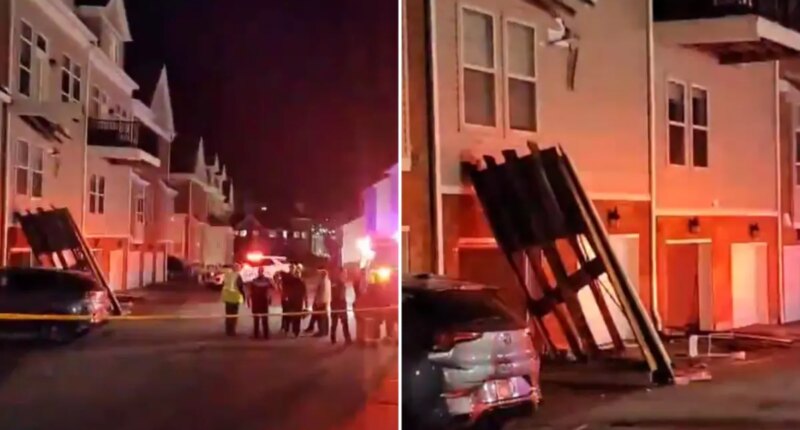 University of Cincinnati balcony collapse sends 10 people to hospital, 1 critical
