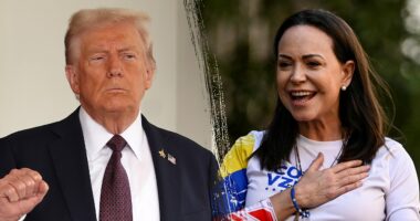 Venezuelan Nobel Peace Prize winner María Corina Machado dedicates award to Trump for 'decisive support'