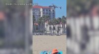 Videos show California helicopter crash that sent 5 to the hospital