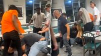 WATCH: Food order mix-up triggers brawl at burger joint, leading to seven arrests
