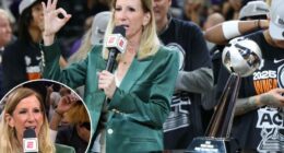 WNBA commissioner greeted with heavy boos during Aces championship trophy ceremony