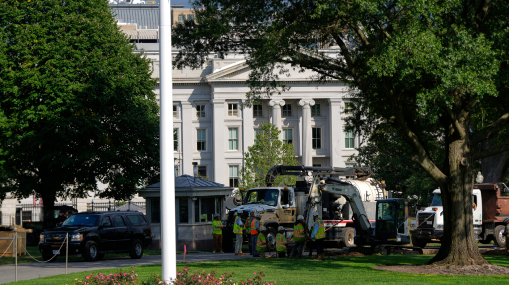White House begins demolishing part of East Wing for Trump ballroom