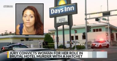 Woman helped murder man sliced 80 times with a hatchet