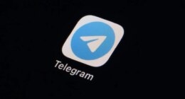 FILE - The icon for the instant messaging Telegram app is seen on a smartphone, Tuesday, Feb. 28, 2023, in Marple Township, Pa. A federal judge in Brazil on Wednesday, April 26, ordered a temporary suspension of messaging app Telegram, citing the social media platform