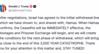 'Stay tuned': Trump promises 'immediate' ceasefire in Gaza