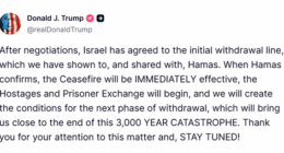 'Stay tuned': Trump promises 'immediate' ceasefire in Gaza