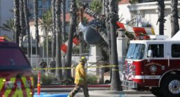 3 hospitalized after helicopter crash near Los Angeles