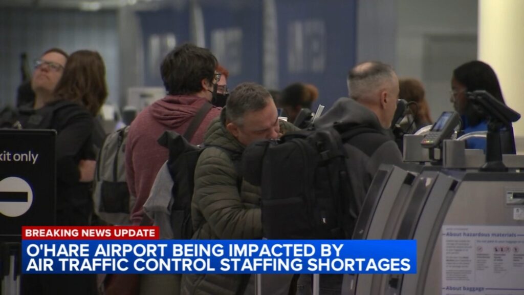 Air traffic controller shortage causes Chicago O'Hare delays as government shutdown continues