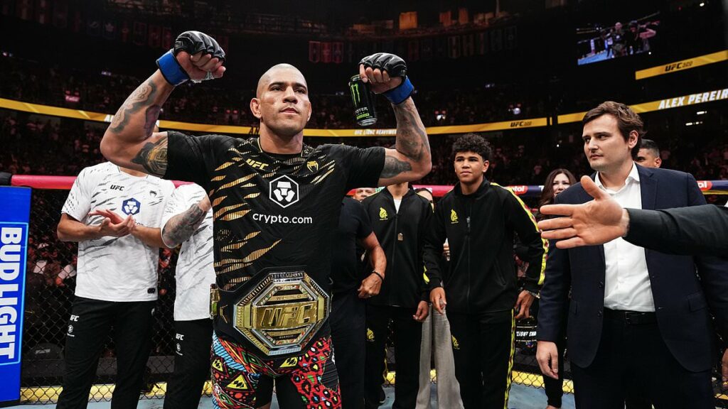 Alex Pereira leads touching tribute to Jon Jones' late brother after ex-NFL star's shock death at 39 - as Brazilian claims UFC light heavyweight title