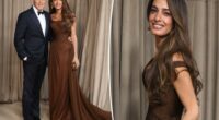 Amal Clooney exudes Old Hollywood glamour with George at Albie Awards
