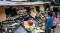 At least 69 people killed in a powerful earthquake that hit the Philippines