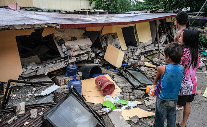 At least 69 people killed in a powerful earthquake that hit the Philippines