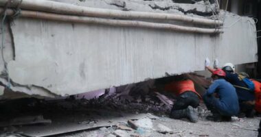 At least 91 students remain buried in rubble 2 days after school collapse in Indonesia