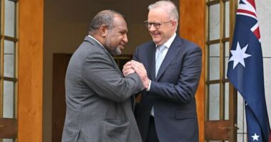 Australia and Papua New Guinea sign historic defense treaty that raised China's concern