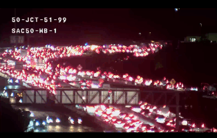 CHP investigates helicopter crash causing traffic delays on Highway 50, injuries reported